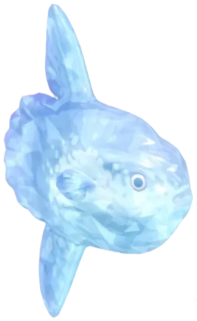 Peixe-lua Cristalino