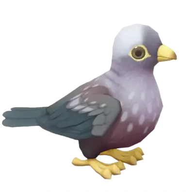 Pombo-de-olho-amarelo