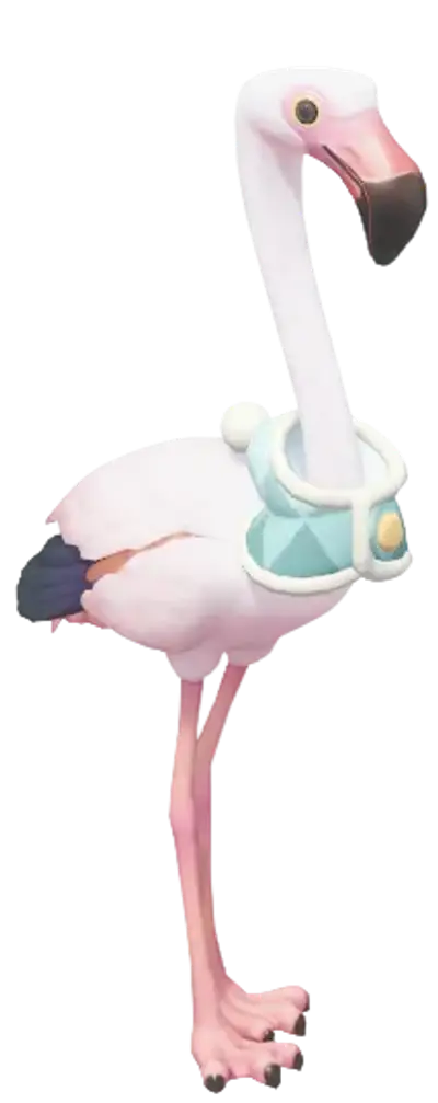 Flamingo-grande com Roupa de Inverno
