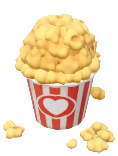 Balde de Pipoca de Caramelo