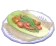 Taco com Alface e Vegetais Silvestres