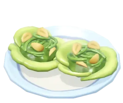 Taco com Alface e Bardana Selvagem