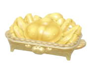 Caranguejo-real Dourado ao Vapor