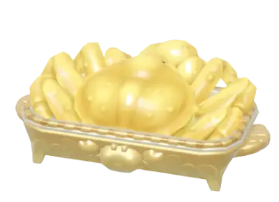 Caranguejo-real Dourado ao Vapor