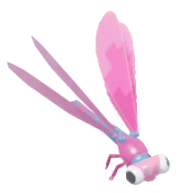 Donzelinha-vermelha-grande de Blocos Rosa