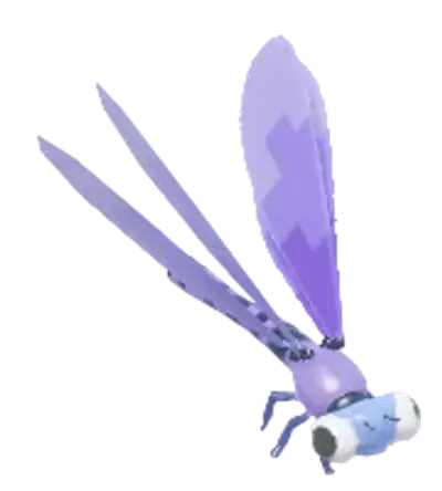 Donzelinha-vermelha-grande de Blocos Roxa