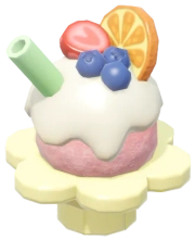 Raspadinha de Frutas na Tigela de Blocos