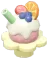 Raspadinha de Frutas na Tigela de Blocos