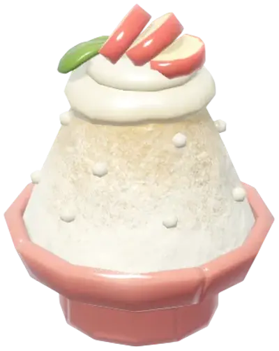 Raspadinha de Maçã na Tigela de Blocos