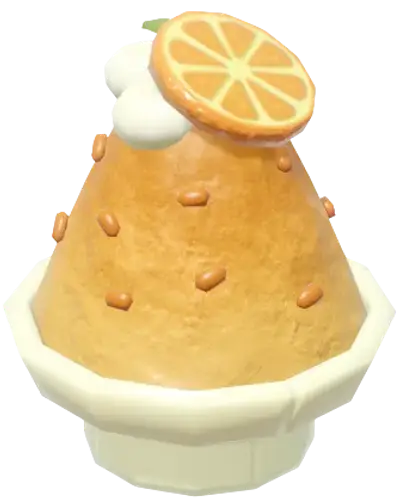 Raspadinha de Tangerina na Tigela de Blocos
