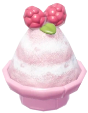 Raspadinha de Framboesa na Tigela de Blocos