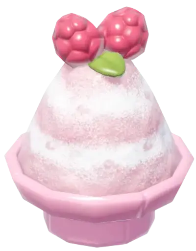 Raspadinha de Framboesa na Tigela de Blocos