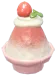 Raspadinha de Morango na Tigela de Blocos