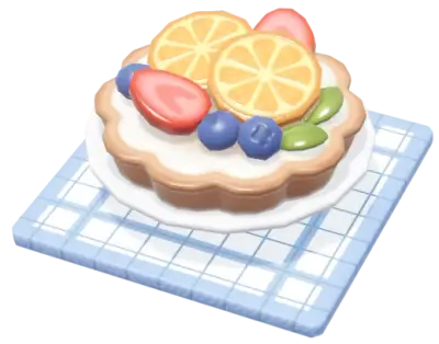 Torta de Frutas com Verbena