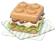 Hambúrguer de Blocos com Cogumelos