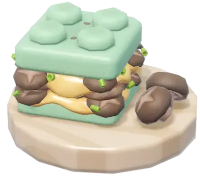 Hambúrguer de Blocos com Shiitake