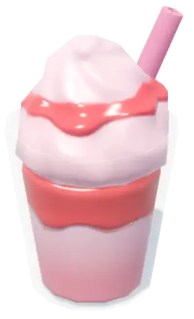 Milkshake de Framboesa