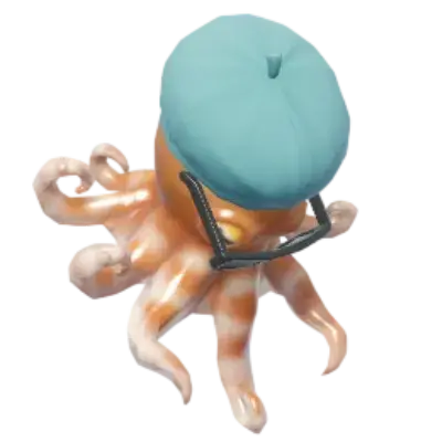 Polvo Anão Diretor de Chapéu Azul-Escuro