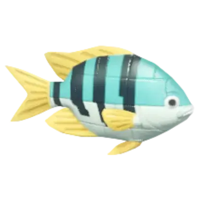 Peixe-palhaço de Blocos Verde