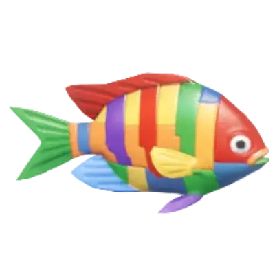 Peixe-palhaço de Blocos Colorido
