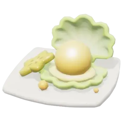 Bolo de Pérola com Carambola