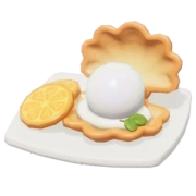 Bolo de Pérola com Tangerina