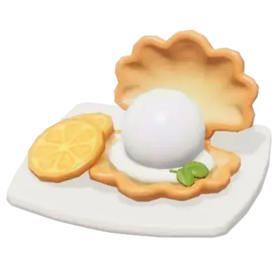 Bolo de Pérola com Tangerina