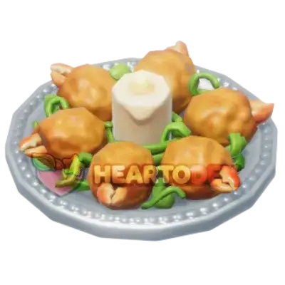Pinças de Caranguejo Fritas com Camarão e Queijo