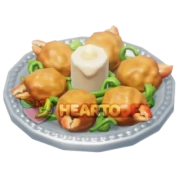 Pinças de Caranguejo Fritas com Camarão e Queijo