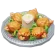 Pinzas fritas con camarón y queso